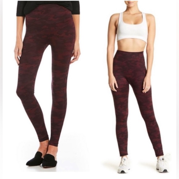 SPANX Look at Me Now Red Camo Leggings Women’s XS - Picture 1 of 5